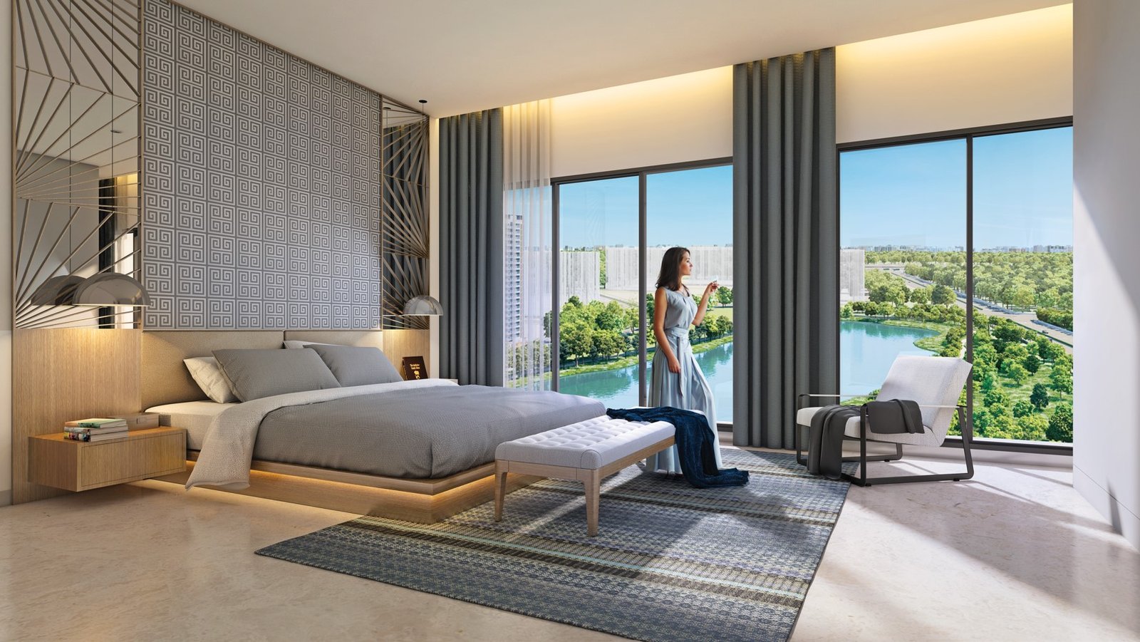 Luxury Penthouse Living Room